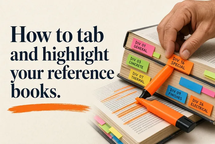 Cover for How to tab and highlight your reference books.
