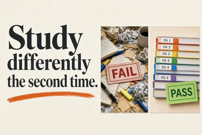 Cover for Study differently the second time.